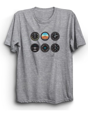 Uçak, Borda, Gösterge Paneli, Pilot, Airplane, Kokpit, Cockpit Tişört