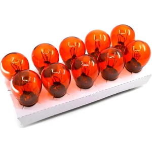 10 Adet 12V 1016 PY21/5W Turuncu (Amber) Sinyal Ampulü Çift Duylu