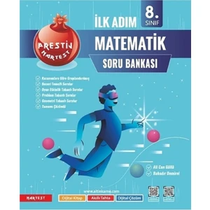 Nartest Yayınevi 8. Sınıf Prestij İlk Adım Matematik Soru Bankası
