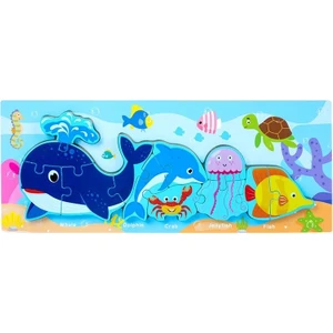 Denizaltı Temalı 3D Ahşap Puzzle