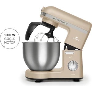 Mastermaid Chef Pro Çift Kollu Mutfak Şefi 1500 W Iconic Beige