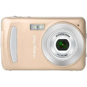 Ultra 16MP 1080P Full Hd Dijital Kamera Açık Mekan Taşınabilir Kamera Yürüyüşü Hassas Kararlı Fotoğraf (Altın) (Yurt Dışından)