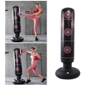 Kum Torbası, Şişme Ayaklı Fitness Hedef Standı Kule Çantası (Yurt Dışından)
