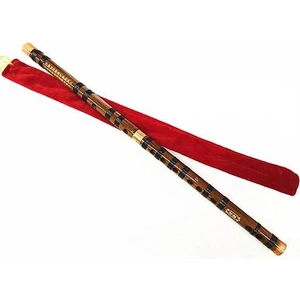 Bambu Flüt Yeni Başlayan Çin Flüt Profesyonel F Anahtar Bambu Dizi Müzik Enstrümanı Kırmızı (Yurt Dışından)