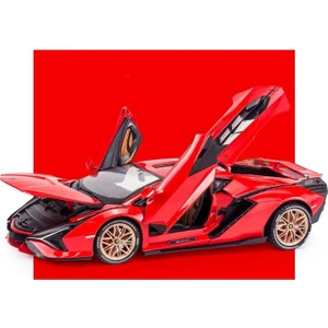 1:18 Ölçekli Büyük Boy Lamborghinisina Sina Alaşımlı Spor Araba Diecasts & Amp;oyuncak Araçlar Araba Modeli Minyatür Model Araba Çocuk Hediye | Diecasts & Amp;oyuncak Araçlar (Yurt Dışından)