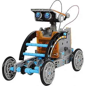 Dıy Monte Oyuncak 12-In-1 Kendi Kendine Kurulu Güneş Oyuncak Araba 12-In-1 Akıllı Robot (Yurt Dışından)