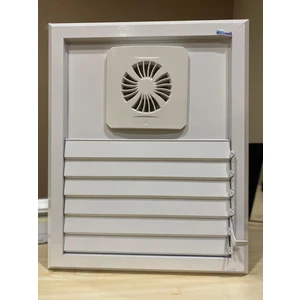 45X45 Alüminyum Motorlu Menfez Beyaz