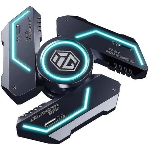 Fidget Spinners, Parlak Işıklı Metal Parmak El Spinner Oyuncakları (Yurt Dışından)