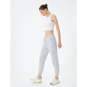 Basic Jogger Eşofman Altı  Beli Bağlamalı Cepli