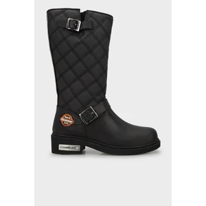 Hammer Jack 15980 Z  Deri Kadın Çizme Siyah