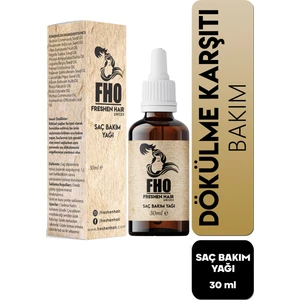 FHO Freshen Hair Dökülen Yavaş Uzayan Saçlara Özel Bitkisel Saç Bakım Serumu 1 x 30 Ml