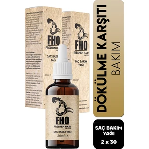 FHO Freshen Hair Dökülen Yavaş Uzayan Saçlara Özel Bitkisel Saç Bakım Serumu 2 x 30 Ml