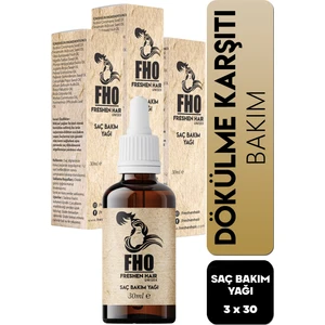 FHO Freshen Hair Dökülen Yavaş Uzayan Saçlara Özel Bitkisel Saç Bakım Serumu 3 x 30 Ml