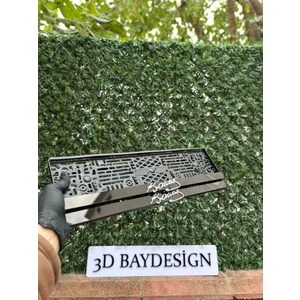 3D Bay Design Mustafa Kemal Atatürk Imzalı Pleksi Plakalık 2 Adet Büyük