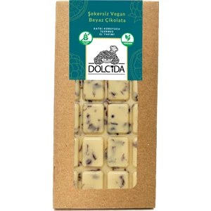 Şekersiz Vegan Beyaz Çikolata (Glütensiz)