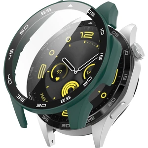 Huawei Gt 4 46MM Watch Kılıf Temsilli Cam Ekran Koruyucusu Pc Çerçevesi Dolu Plakalı (Yurt Dışından)