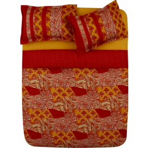 Karaca Home Marıs Terracotta %100 Pamuk Çift Kişilik Saten Nevresim Takımı