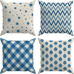 Christmas 4'lü Kırlent Kılıf DS12