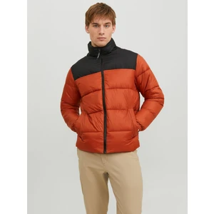 Jack & Jones Jjetoby Puffer Collar Sn Erkek Bordo Mont 12235860-18