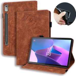 Lenovo Sekmesi Için Kabartmalı Deri Çanta P12 12.7 (Yurt Dışından)