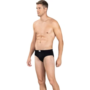 Erkek Siyah Pamuklu Slip Külot