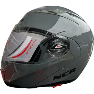 Motosiklet Ncr Çene Açılır Vizörlü Nardo Gri Kask