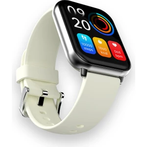 FutureFit Zone2 Bluetooth 5.2 IP68 Su Geçirmez 1.96 inç Arama Özellikli iOS&Android Uyumlu Nabız Spor Kan Oksijen Takibi 50mm Akıllı Saat Uzay Grisi