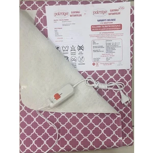 Elektirikli Battaniye Palmiye Çift Kişilik 2 Yıl Garantili Tseli Termostatlı (Aşırı Isınma Korumalı)