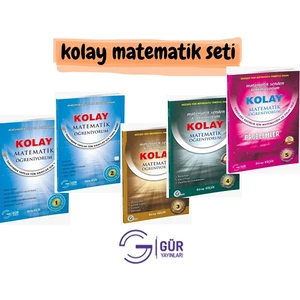 Gür Yayınları Fulleten Kolay Matematik Seri 5 Kitap