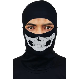 Belifanti Collection Unisex Siyah Kurukafa Termal Kar Maskesi İskelet Maske Beden Tek Beden Renk Siyah
