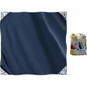 Çantalı Ağırlık Cepli Piknik Örtüsü 150X150 cm Su Geçirmez