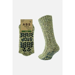 Erkek Meriino Yünü Cold Blocker Kışlık Sarı Soket Çorap - A-6043-S