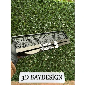 3D Bay Design Casper Pleksi Plakalık  2 Adet Büyük