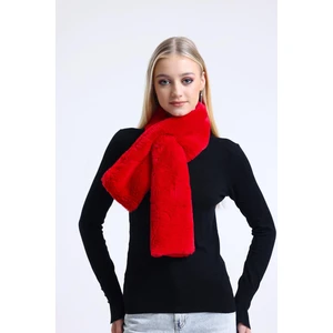 Saria Moda Kadın Yumuşak Peluş Kaşkol Boyunluk Atkı