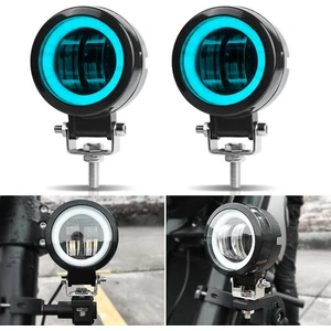 Motosiklet Scooter Atv  Sis Farı Metal Gövde Angel Renk Seçenekli 20 W 2 Adet