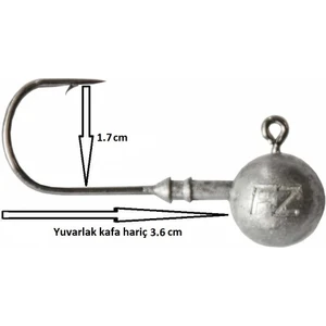 Ball Jig Head No:4/0 Iğneli 15GR Zoka (5 Adet)