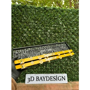 3D Bay Design Supreme Pleksi Plakalık  2 Adet Büyük