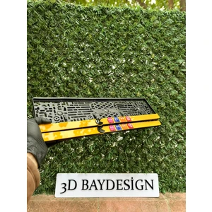 3D Bay Design Poc-Man Pleksi Plakalık  2 Adet Büyük