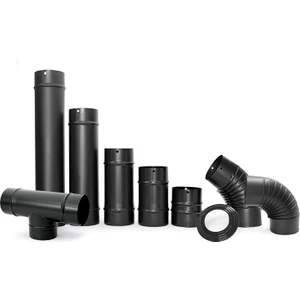 Mat Siyah Emaye Akordeon Dirsek 0.40 mm