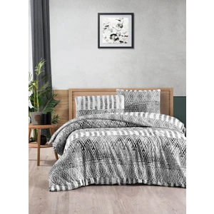 Menderes Home Cotton Collection Flanel Çift Kişilik Nevresim Takımı Stone