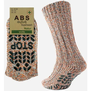 Erkek Merino Yünü Cold Blocker Kışlık Turuncu Soket Çorap - A-6043-T