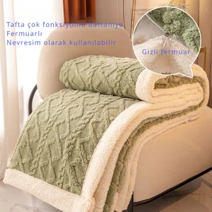 Taff Polar Battaniye - Açık Yeşil (Yurt Dışından)