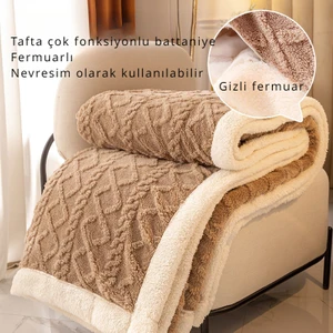 Taff Polar Battaniye - Açık Gri (Yurt Dışından)