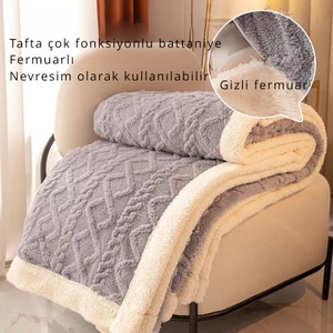 Taff Polar Battaniye - Açık Gri (Yurt Dışından)