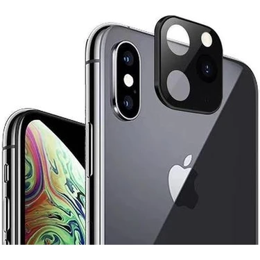 Htun 6 Adet Dönüştürülmüş Değişim iphone x Için iPhone 11 Pro Metal Değiştirme Telefon Kamera Lens