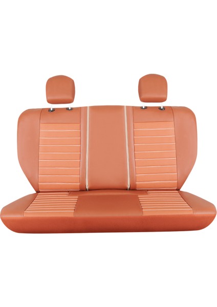 seat Leon Uyumlu Deri Oto Koltuk Kılıfı Ön-Arka 5li Set Original Seri Tarçın