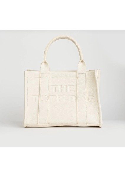 The Tote Bag Deri Görünümlü El ve Omuz Çantası fiyatları