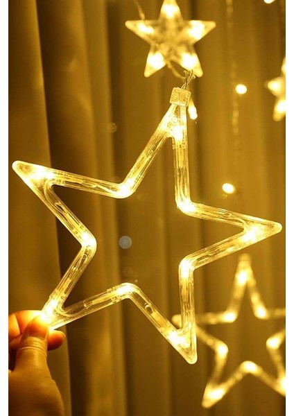 8 Fonksiyonlu Yıldız Perde Ledli 12 Sarkıt LED modelleri