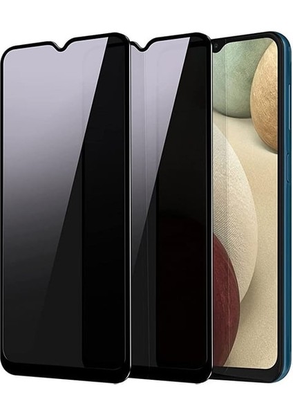 Samsung Galaxy A24 Uyumlu Tam Kaplayan Prıvacy Parlak Hayalet Ekran Koruyucu Gizli Cam