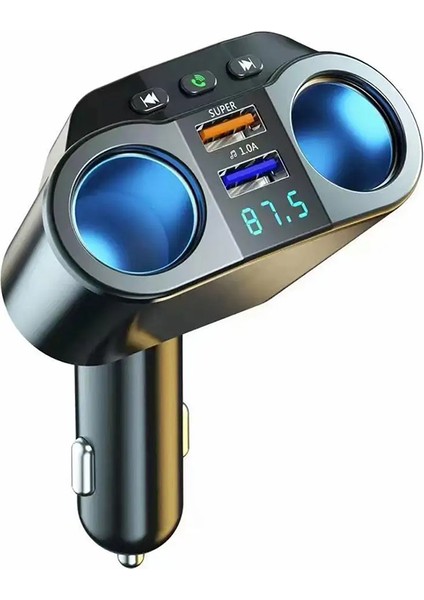 Araç Çakmaklık USB Şarj Mp3 Player